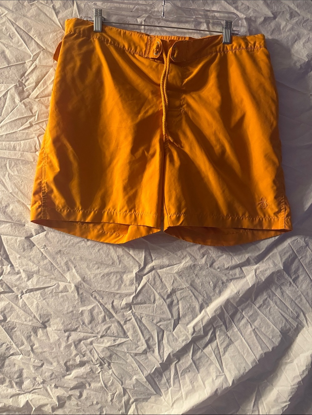 Original Penguin Bright Orange Men's Swim Trunks